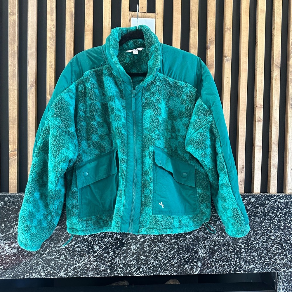 JoyLab Turquoise Fleece Jacket